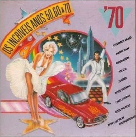CD - Crazy Eddie And The Mastermixes - Os Incríveis Anos 50, 60 & 70 - Anos 70