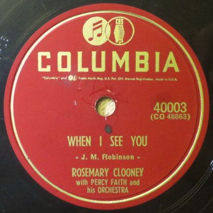 Compacto - Rosemary Clooney - When I See You / It Just Happened To Happen To Me