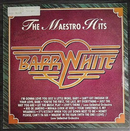 LP - Barry White – The Maestro Hits