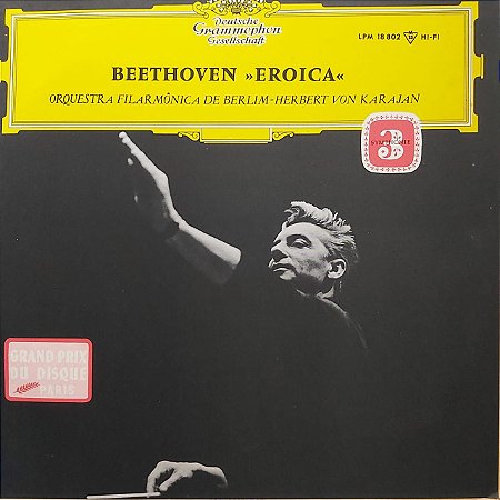 LP - Herbert von Karajan - Beethoven - Orquestra Filarmônica de Berlim – Eroica