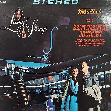 LP - Living Strings – On A Sentimental Journey (Importado UK)