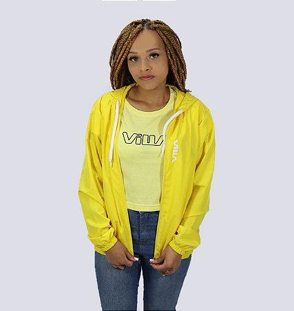 jaqueta feminina amarela