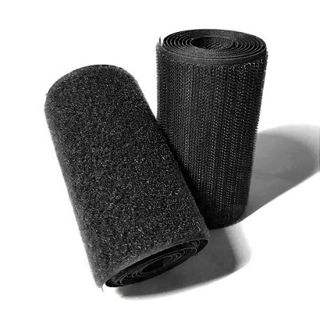 Velcro Fecho de Contato 50mm Preto