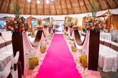 Passadeira Carpete 2m Largura Rosa Para Casamento, Festas 15 Metros de comprimento