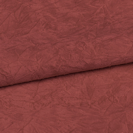 Tecido veludo amassado Vermelho - 08