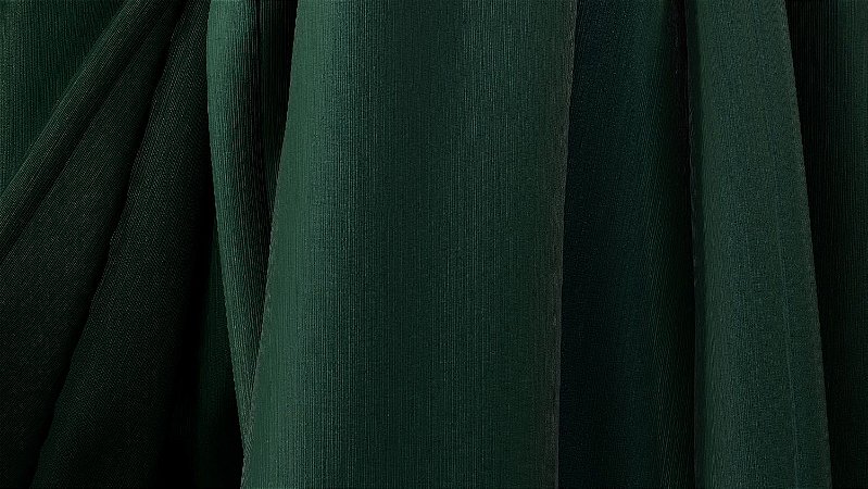 Tecido para Cortina American Madras Verde Musgo - Largura 2,90m - AME-56