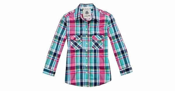 Camiseta xadrez da John John