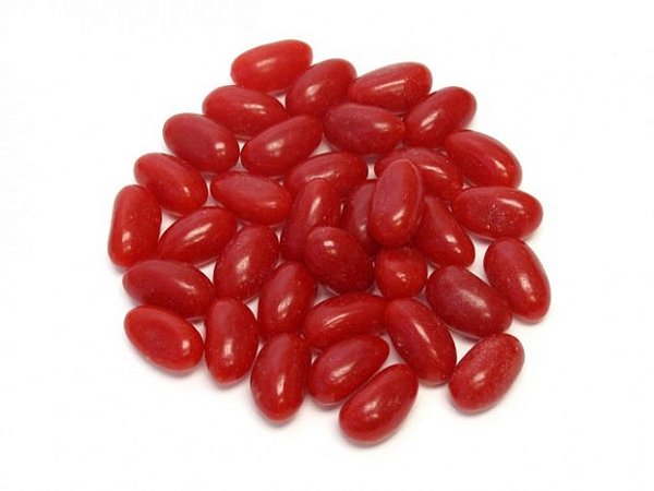 Balas de Goma Confeitadas Vermelhas Mini Jelly Beans 350 g - Catelândia
