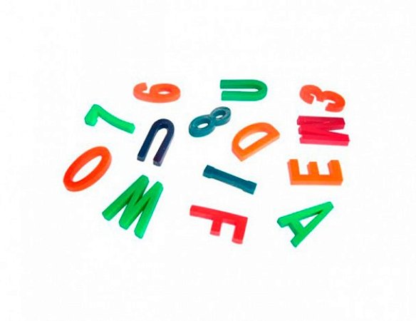 Mini Brinquedo Letras e Numeros para Sacolinha Surpresa 50 Un - Catelândia