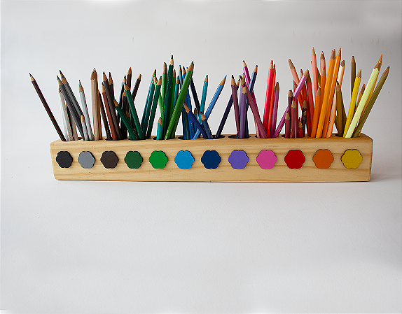 Porta Lápis Montessori Horizontal