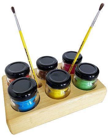 Suporte Tinta Arte Pintar Pincel Escolar Brinquedo Infantil