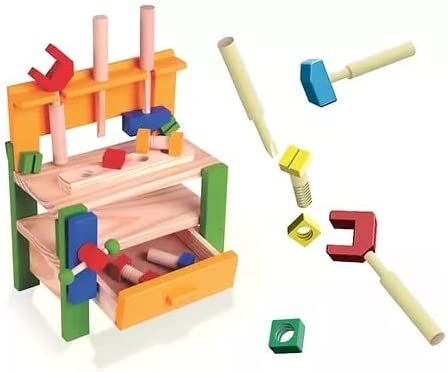 Bancada Ferramentas Brinquedo Blocos De Montar Infantil