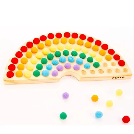 Arco-íris de Pompons
