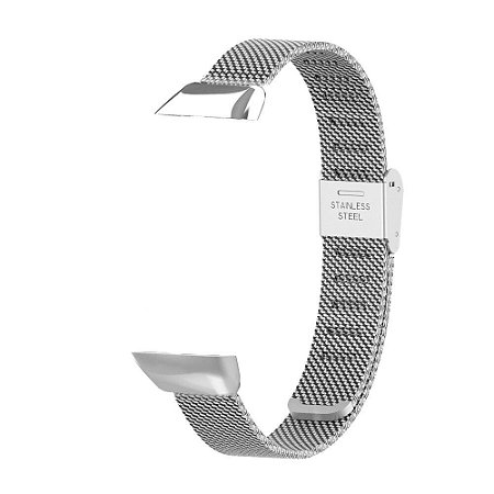 Pulseira de Metal para Huawei Honor Band 6 Prata - Fecho de Pressão