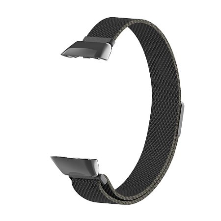 Pulseira de metal  Preto para huawei Honor band 6 - Fecho Magnético