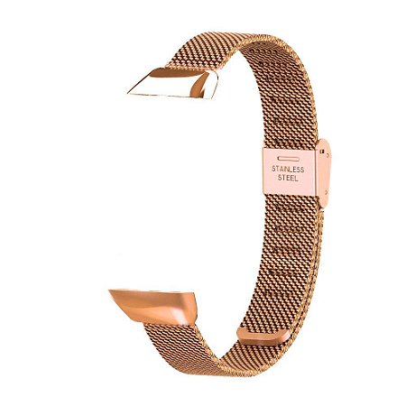 Pulseira de Metal para Huawei Honor Band 6 Gold Rose - Fecho de pressão