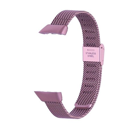 Pulseira de Metal para Huawei Honor Band 6 Lavanda - Fecho de Pressão