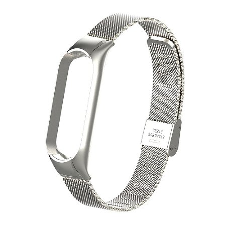 Pulseira Metal Prata para Amazfit Band 5