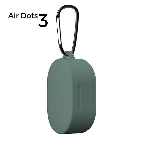 Capa p/ Case Anti Impacto Lisa Verde Militar - Air Dots 3