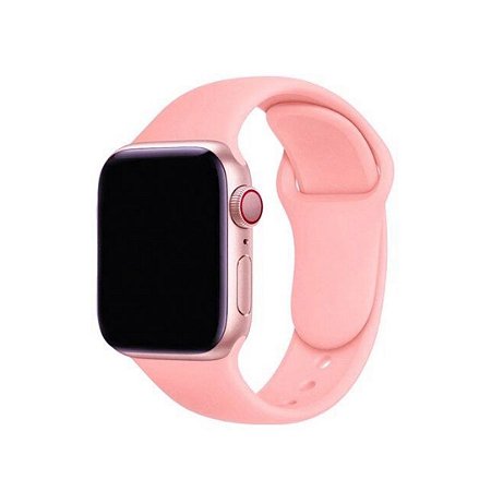 Pulseira de Silicone Rosa Salmão L8 - Apple Watch e Iwo 42/44mm