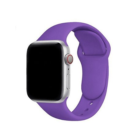 Pulseira de Silicone Roxo L12 - Apple Watch e Iwo 42/44mm