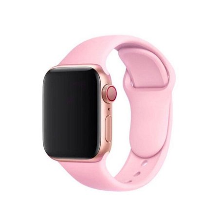 Pulseira de Silicone Rosa Bebê L19 - Apple Watch e Iwo 42/44mm