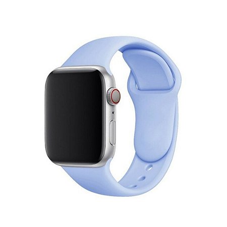 Pulseira de Silicone Azul Lavanda L22 - Apple Watch e Iwo 42/44mm