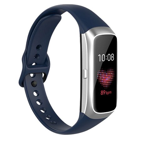 Pulseira de Silicone Azul Escuro - Galaxy Fit R370