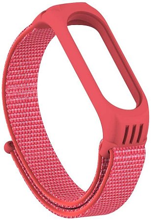 Pulseira Vermelho de TPU + Nylon MB 3/4/5/6