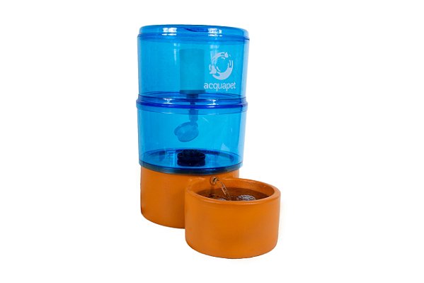 ACQUAPET 8L FILTRO E FONTE ACRÍLICO AZUL BIVOLT