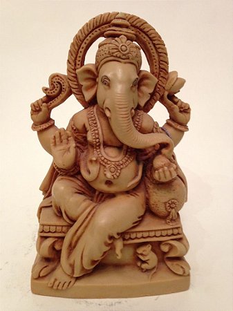 Estatueta de Ganesh em Resina