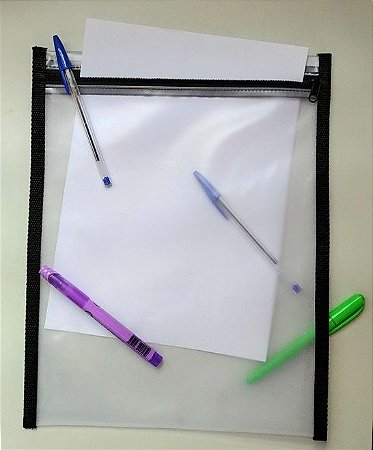 Kit Pasta Semitransparente 28 X 34(10 Peças),malotes,contab.