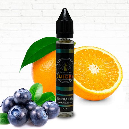 Blueranjão - 30ml - E-liquid de Blueberry, Laranja e Limão