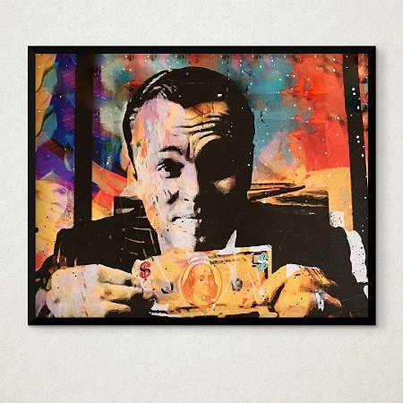 Quadro Lobo Wall Street Cinema Filme Negócios Businees Sala Escritório