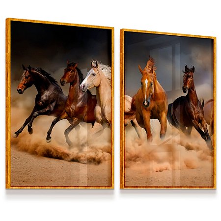 Quadro Cavalos Selvagens