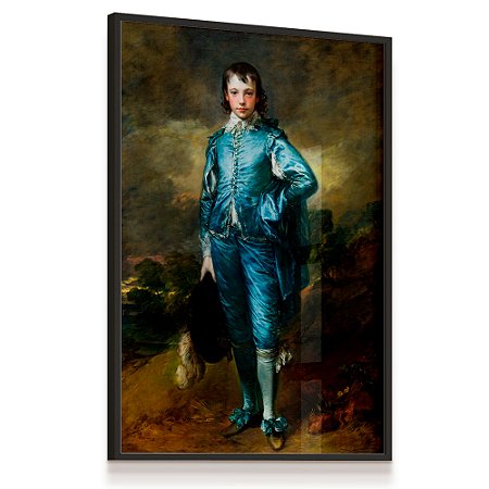 Quadro Pintura The Blue Boy O menino Azul Arte