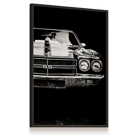 Quadro Decorativo Carro Antigo 1970 Chevrolet Chevelle SS