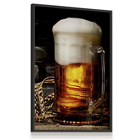 Quadro Decorativo Cerveja Chopp Bier Bar Pub Churrasco