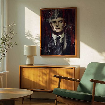 Quadro Decorativo Thomas Shelby Peaky Blinders Cillian Série Cinema
