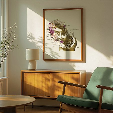 Quadro  Decorativo Obstetra Gestação Placenta Obstetrícia Medicina Fetal Anatomia