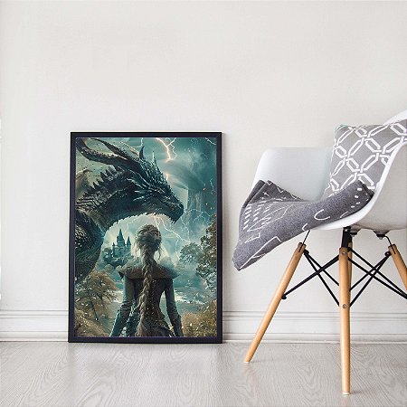 Quadro Decorativo Guerra Violet Tairn e Ardana 4º Asa Livros