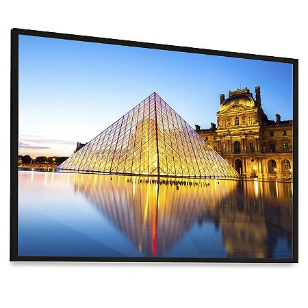Quadro  Decorativo Museu do Louvre França Paris Arquitetura Cidades