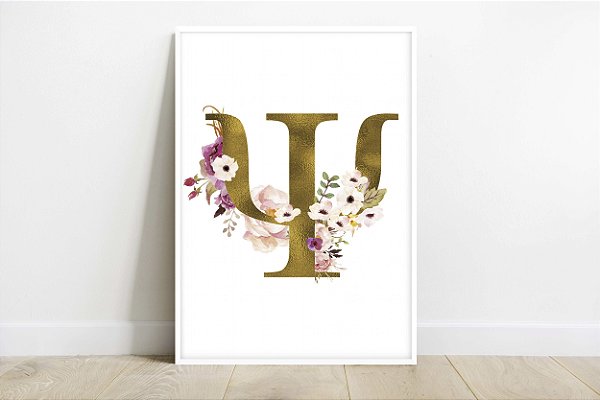 Quadro Decorativo Símbolo Tons Rosas Psicologia Medicina Clínica Médica e Psicológica