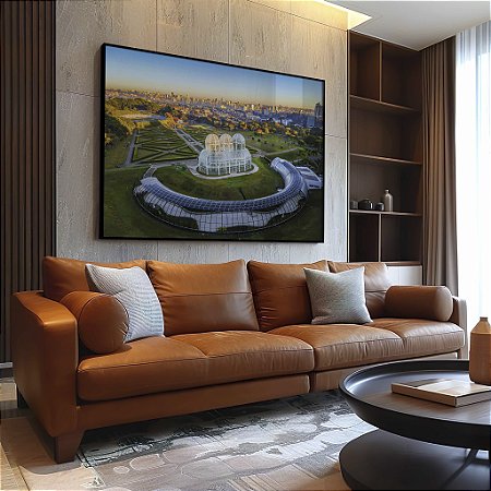 Quadro  Decorativo Cidade Curitiba  Jardim Botânico Francisca Rischbieter Arquitetura