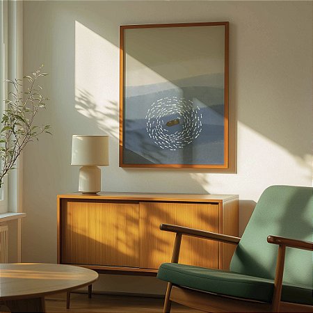 Quadro  Decorativo O Cristão Milagre da Páscoa Religião Oração Fé