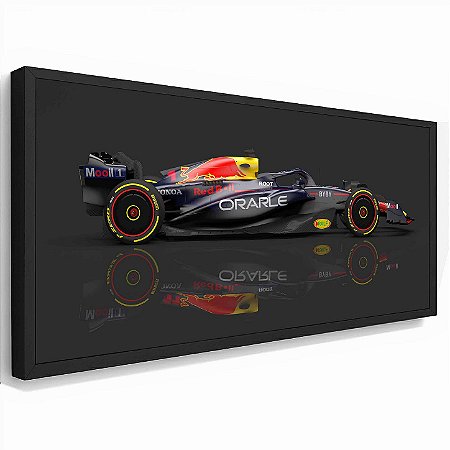 Quadro Decorativo 103x53 Carro Corrida Red Bull Rb 19 Fórmula 01