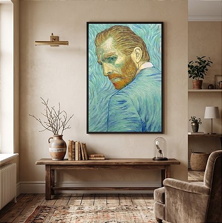 Quadro Decorativo Vincent Van Gogh Pintor Autorretrato Pintura