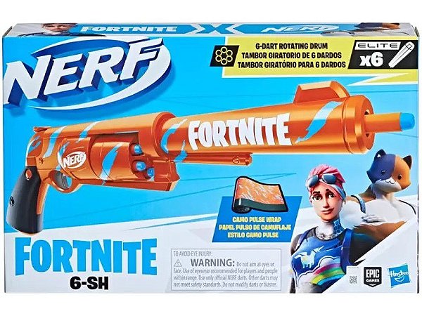 Conjunto de Lança Dardos - Nerf - Fortnite Dual Pack Elite - 6 Dardos -  Hasbro