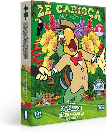 Quebra Cabeça Puzzle Zé Carioca 500 peças: Disney - Fings Store - A Maior  Loja Geek l Nerd l Game l Cultura Pop do Brasil