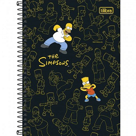 Caderno Universitário Espiral Capa Dura 256 folhas - 16 matérias Homer -  Fings Store - A Maior Loja Geek l Nerd l Game l Cultura Pop do Brasil